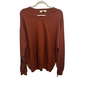 Tommy Bahama Long Sleeve XXL Shirt Burnt Orange